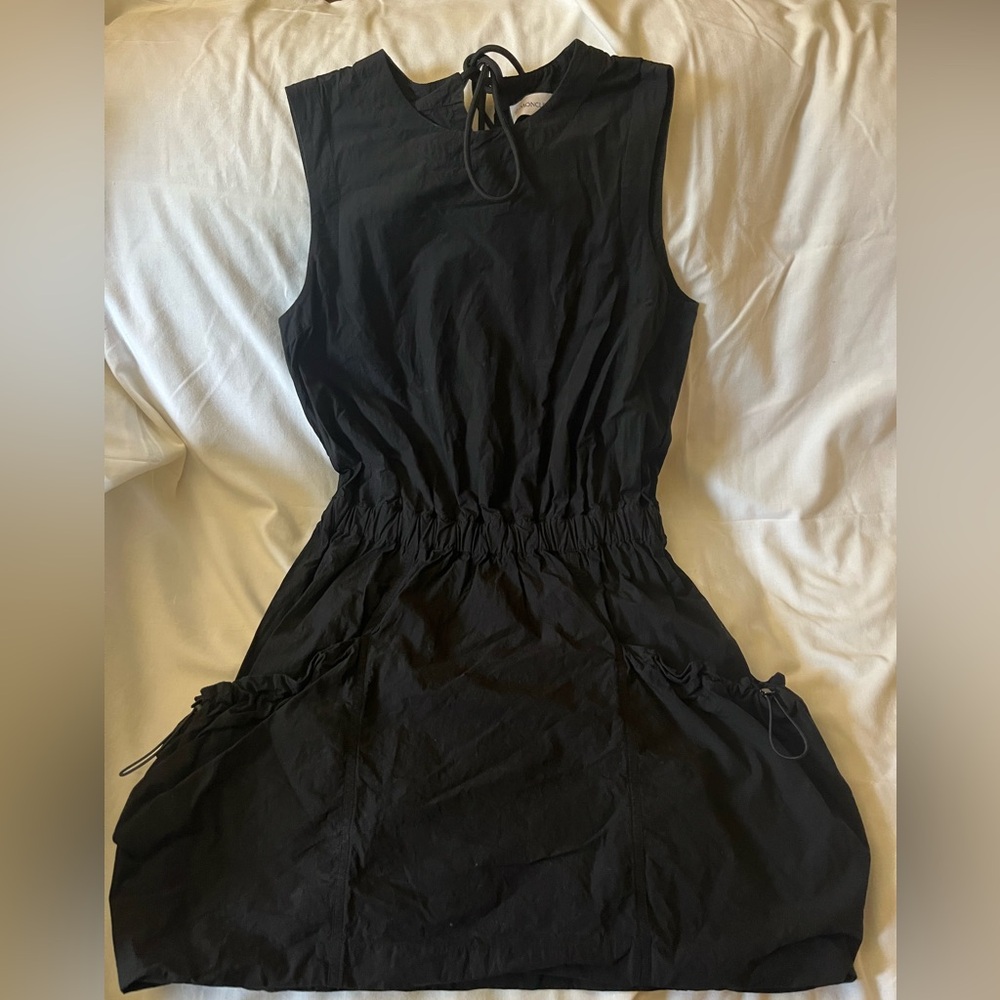 Moncler Black Sleeveless Mini Dress